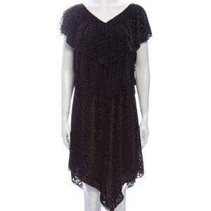 Vintage Anna Sui Black Cocktail Dress